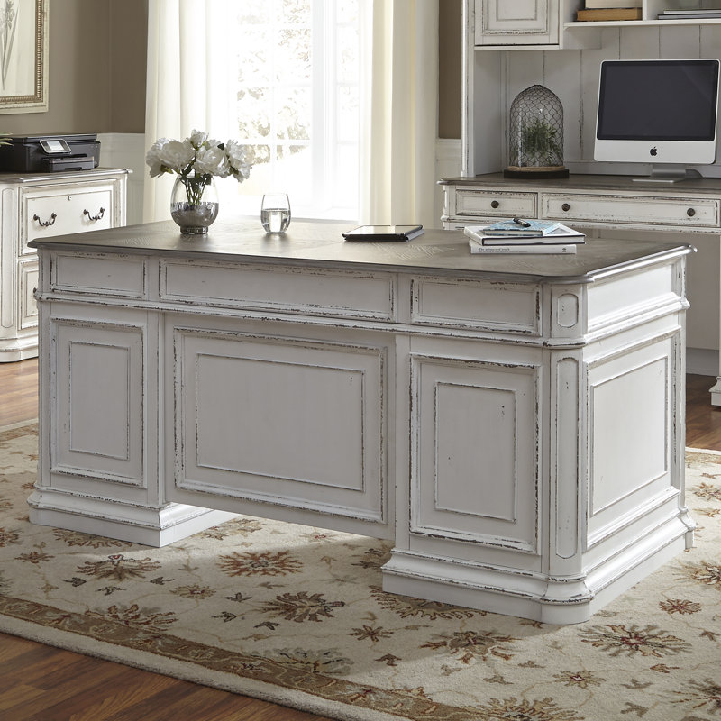 Laurel Foundry Modern Farmhouse® Colchester Executive Desk w/ Flip